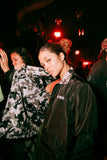 REVERSIBLE COACHES JACKET - BLACK AND GREY REFLECTIVE CAMO (LIMITED EDITON OF 50)