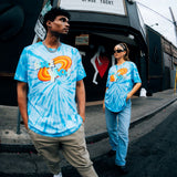 SPACE JAM BLUE SWIRLED TIE DYE