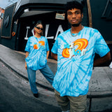 SPACE JAM BLUE SWIRLED TIE DYE