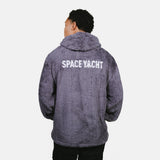 STEEL GRAY SHERPA HOODIE