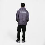 STEEL GRAY SHERPA HOODIE