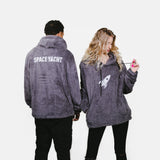 STEEL GRAY SHERPA HOODIE