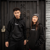 Embroidered Space Yacht Logo Hoodie