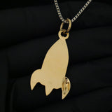SPACE YACHT ROCKET PENDANT (14 KARAT GOLD LIMITED EDITION)