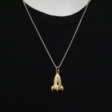 SPACE YACHT ROCKET PENDANT (14 KARAT GOLD LIMITED EDITION)
