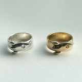 ROCKET RING - 14K GOLD OR STERLING SILVER