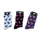 SPACE YACHT ROCKET SOCKS - "VICE CITY" COLORWAY